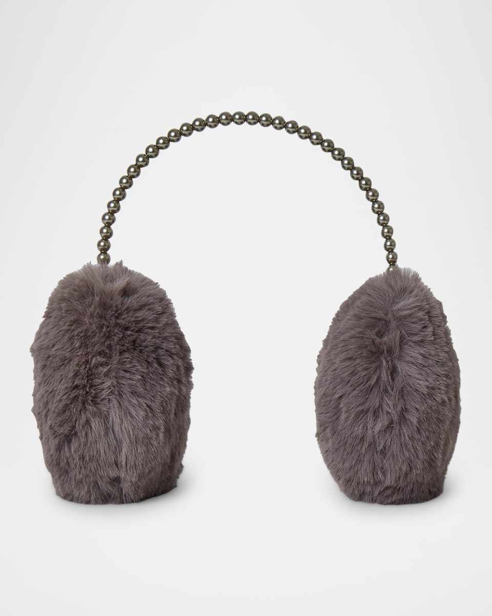 Pearly Faux Fur Earmuffs